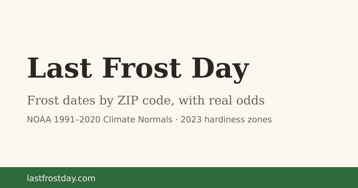 Last Frost Day